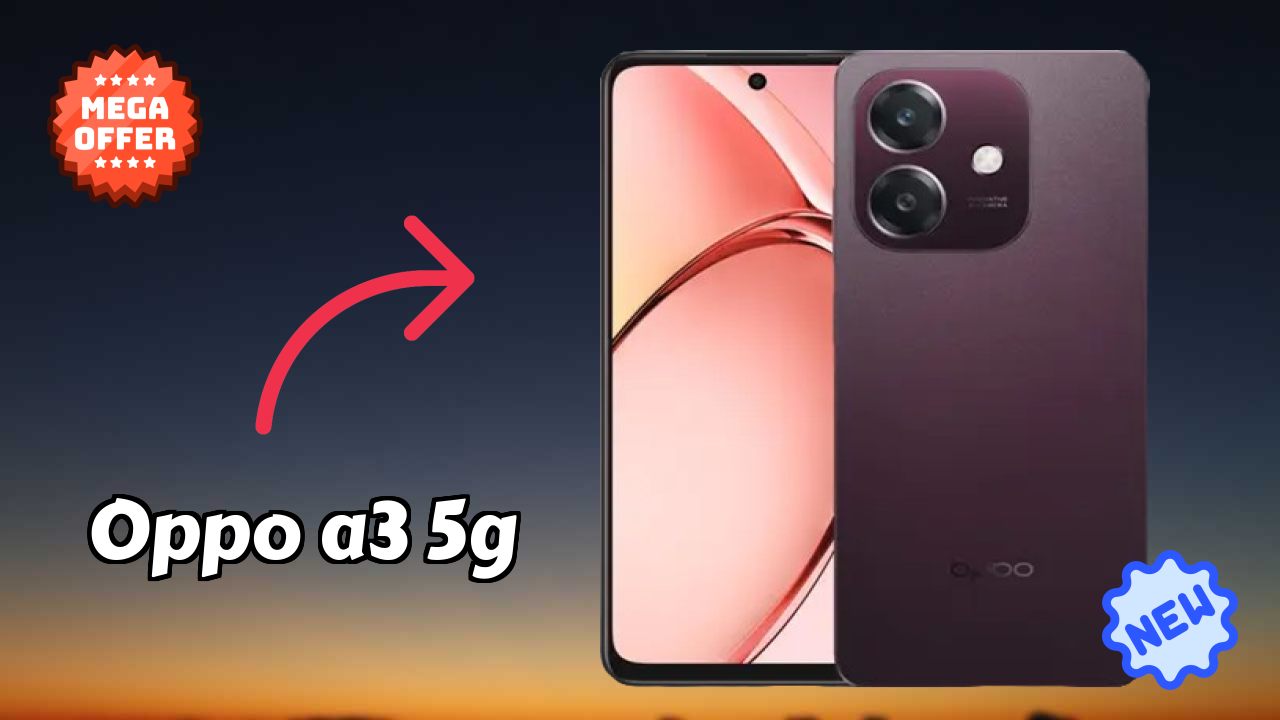 OPPO A3 5G Price Drop: Just ₹13,399 Available