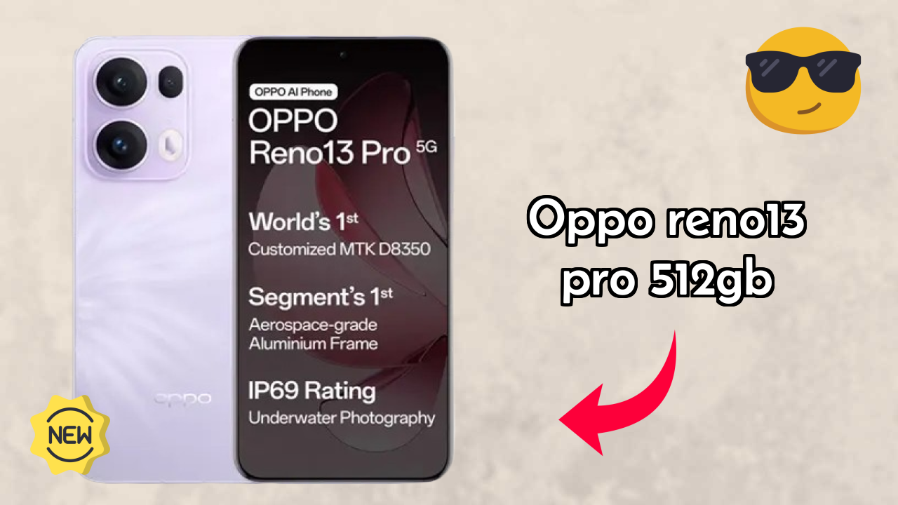 OPPO Reno13 Pro 512GB at ₹44,999 - Best Deal Available
