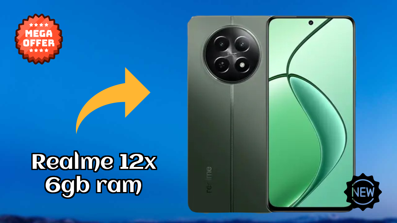 Realme 12x 6GB RAM at ₹12,699 - Best Deal Available