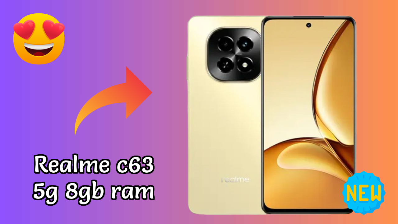 Realme C63 5G 8GB RAM Price Drop Alert: Now Just ₹12,999