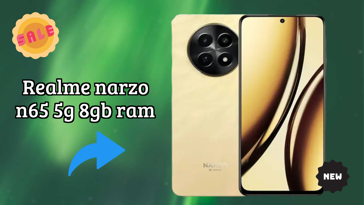 Realme Narzo N65 5G 8GB RAM Display Analysis: 6.67 Inches (16.94 Cm) Screen