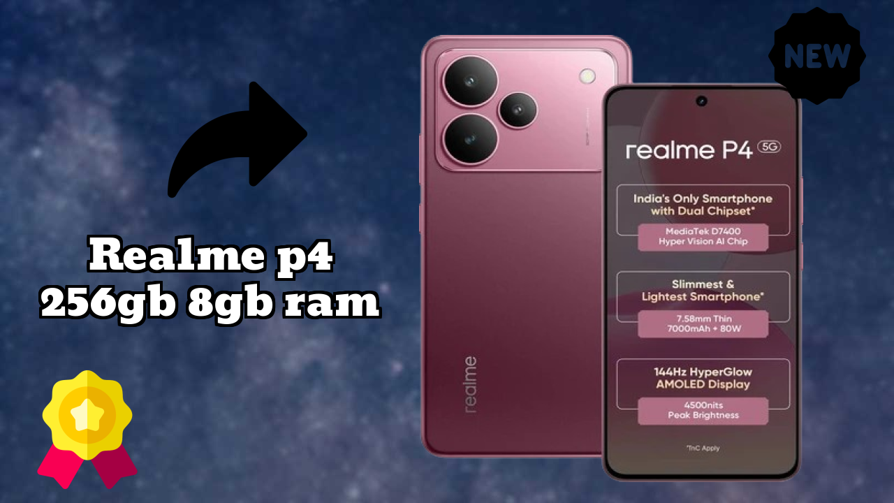 Realme P4 256GB 8GB RAM Display Quality: Hyper Glow AMOLED Explained