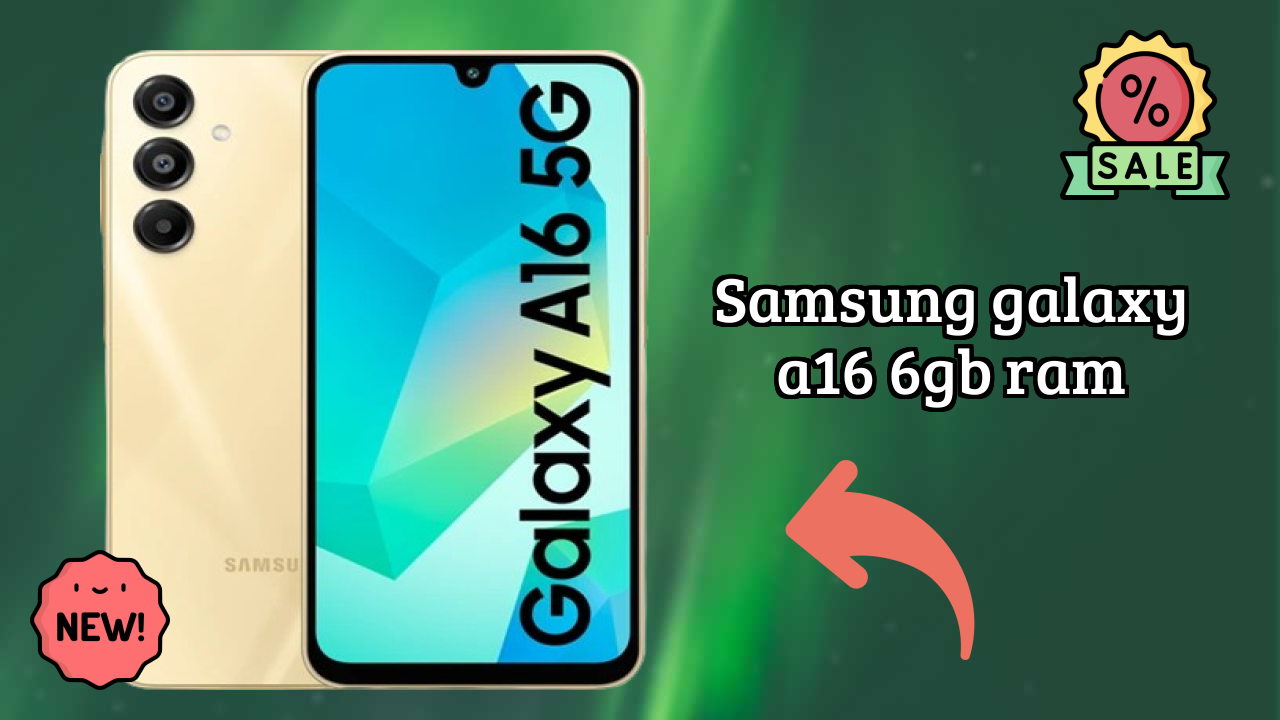 Samsung Galaxy A16 6GB RAM Battery Life: 5000 MAh Charging Speed