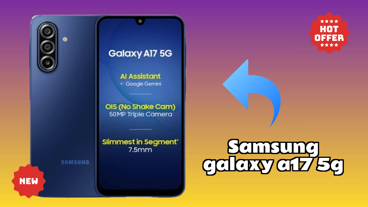 Samsung Galaxy A17 5G Camera Quality: 13 MP Front Camera Selfie