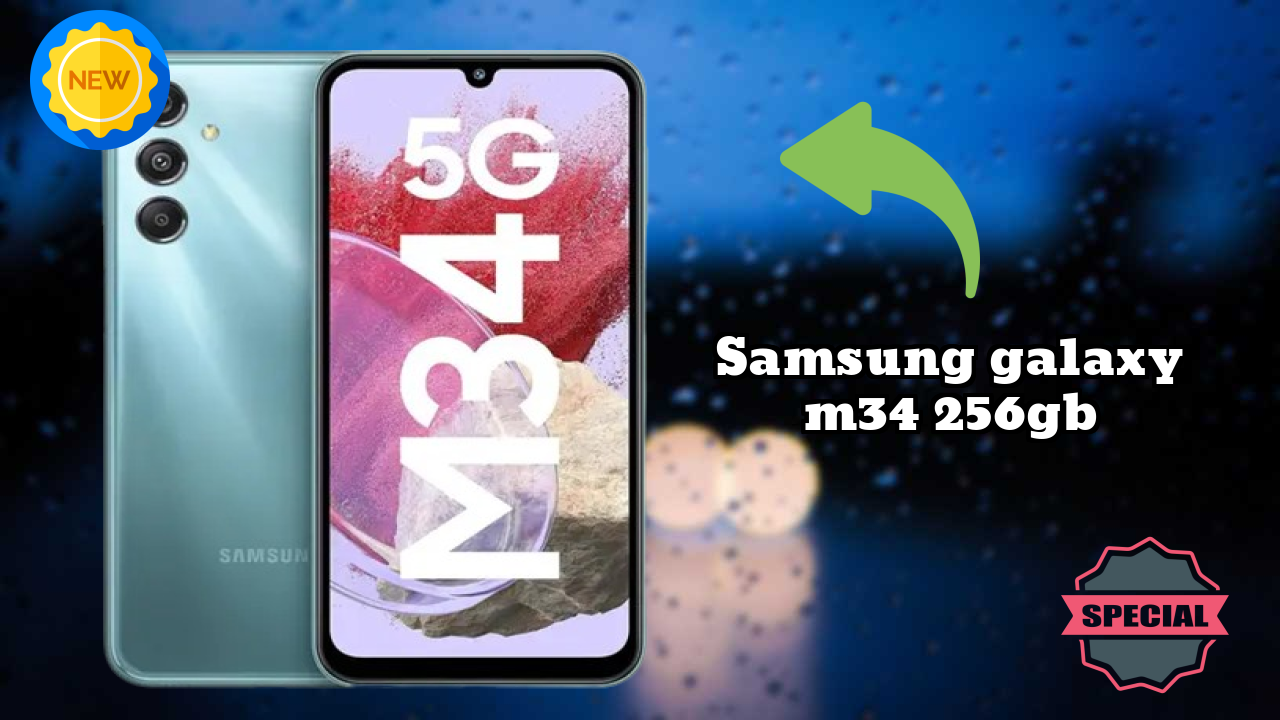 Samsung Galaxy M34 256GB Display Size: 6.5 Inches (16.51 Cm) Screen Quality