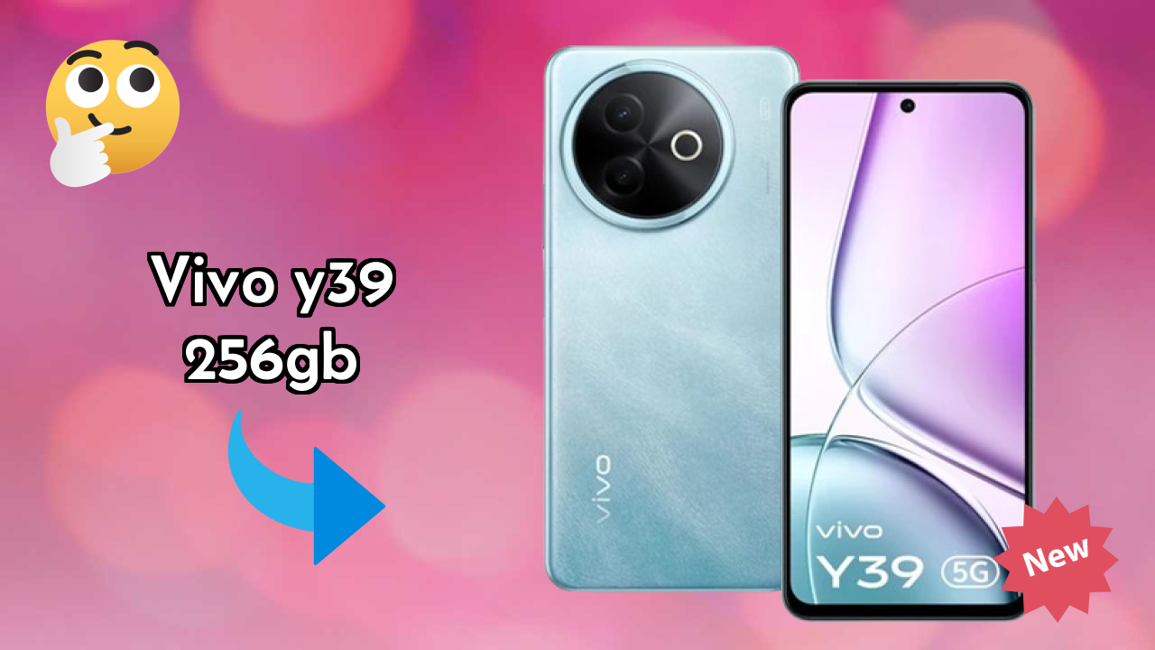 Vivo Y39 256GB at ₹18,999 - Best Deal Available