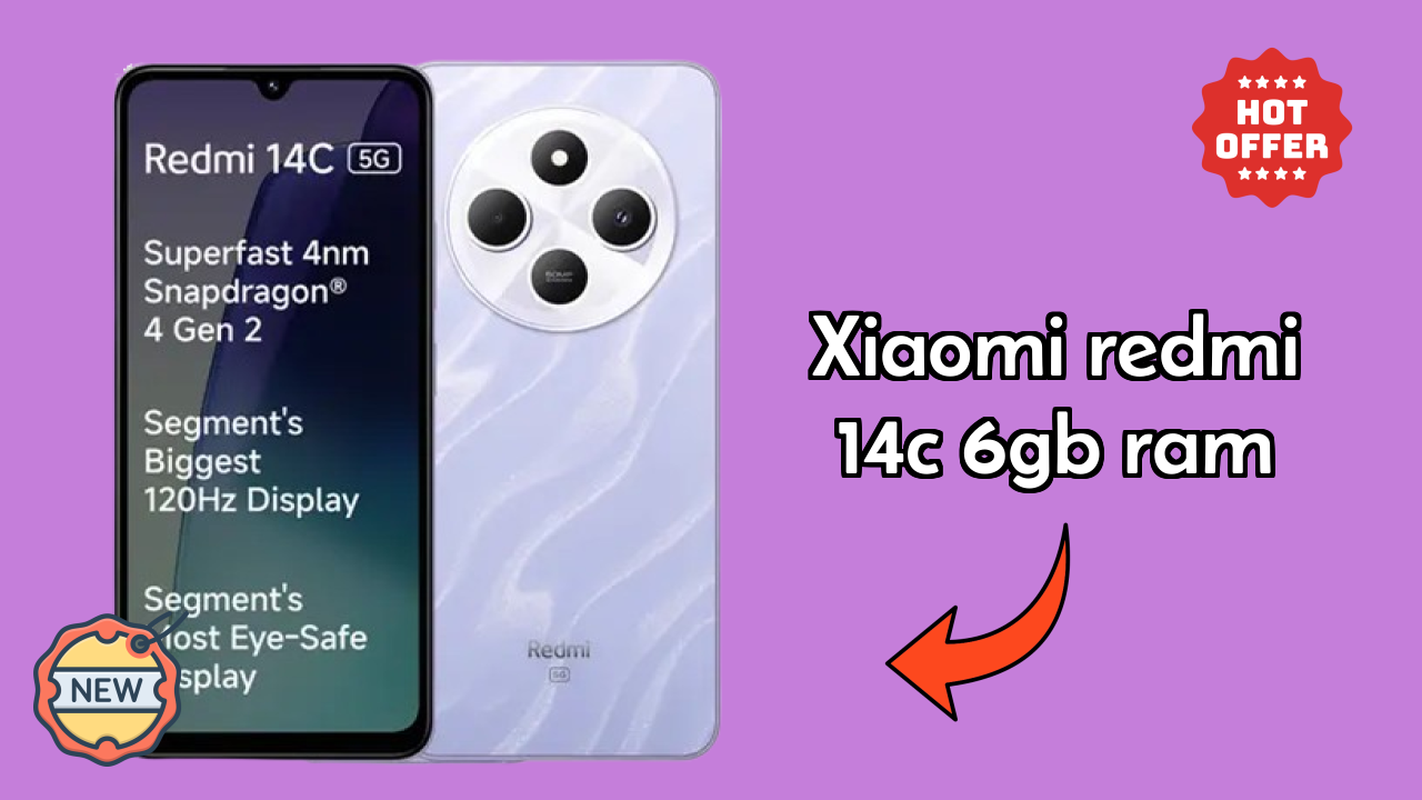 Xiaomi Redmi 14C 6GB RAM Performance: 6 GB RAM Gaming Tested