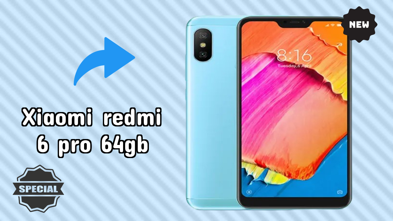 Xiaomi Redmi 6 Pro 64GB Display Size: 5.84 Inches (14.83 Cm) Screen Quality